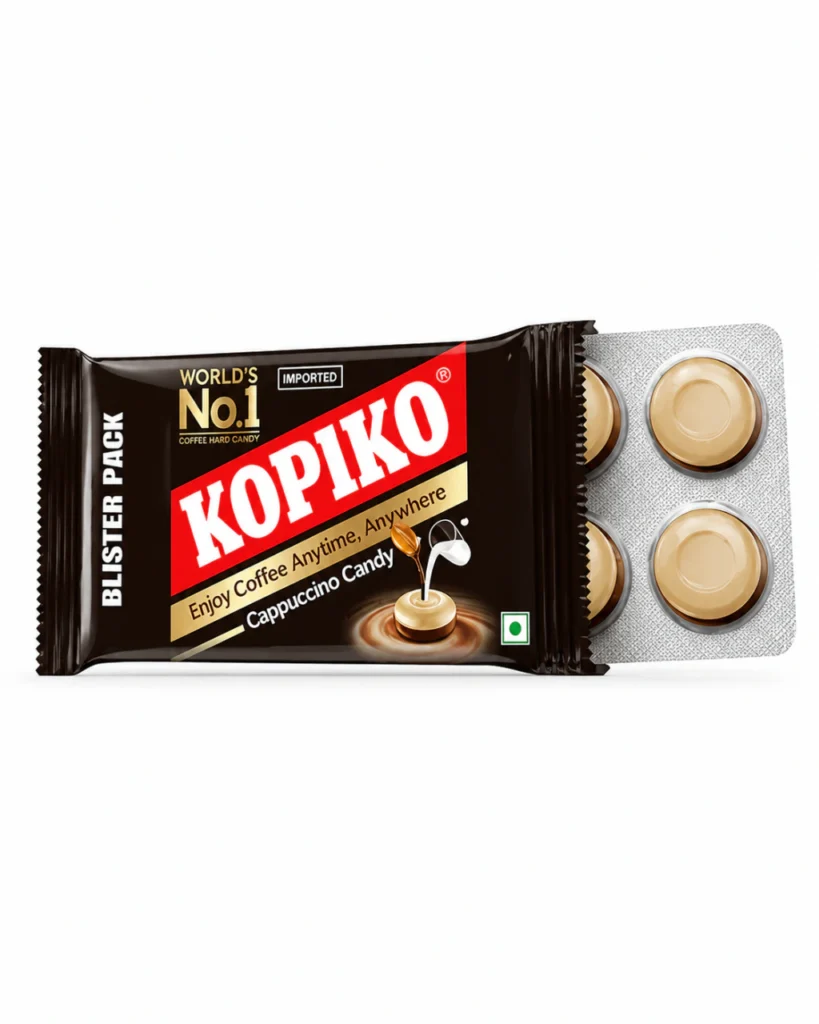 caramelo kopiko cappuccino blister
